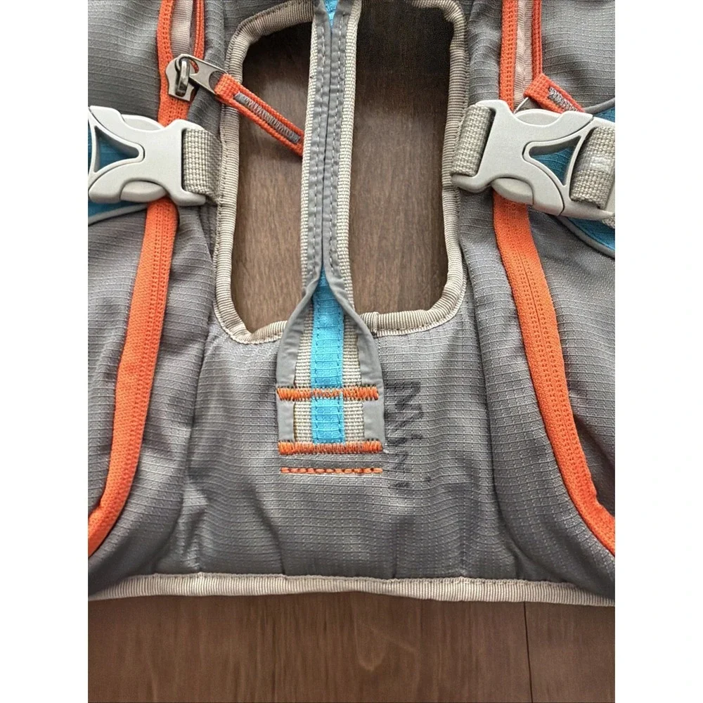 Cesar Millan Dog Backpack Orange Blue Travel Harness Used